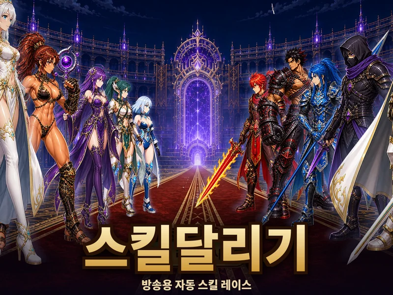 스킬달리기 화면 미리보기